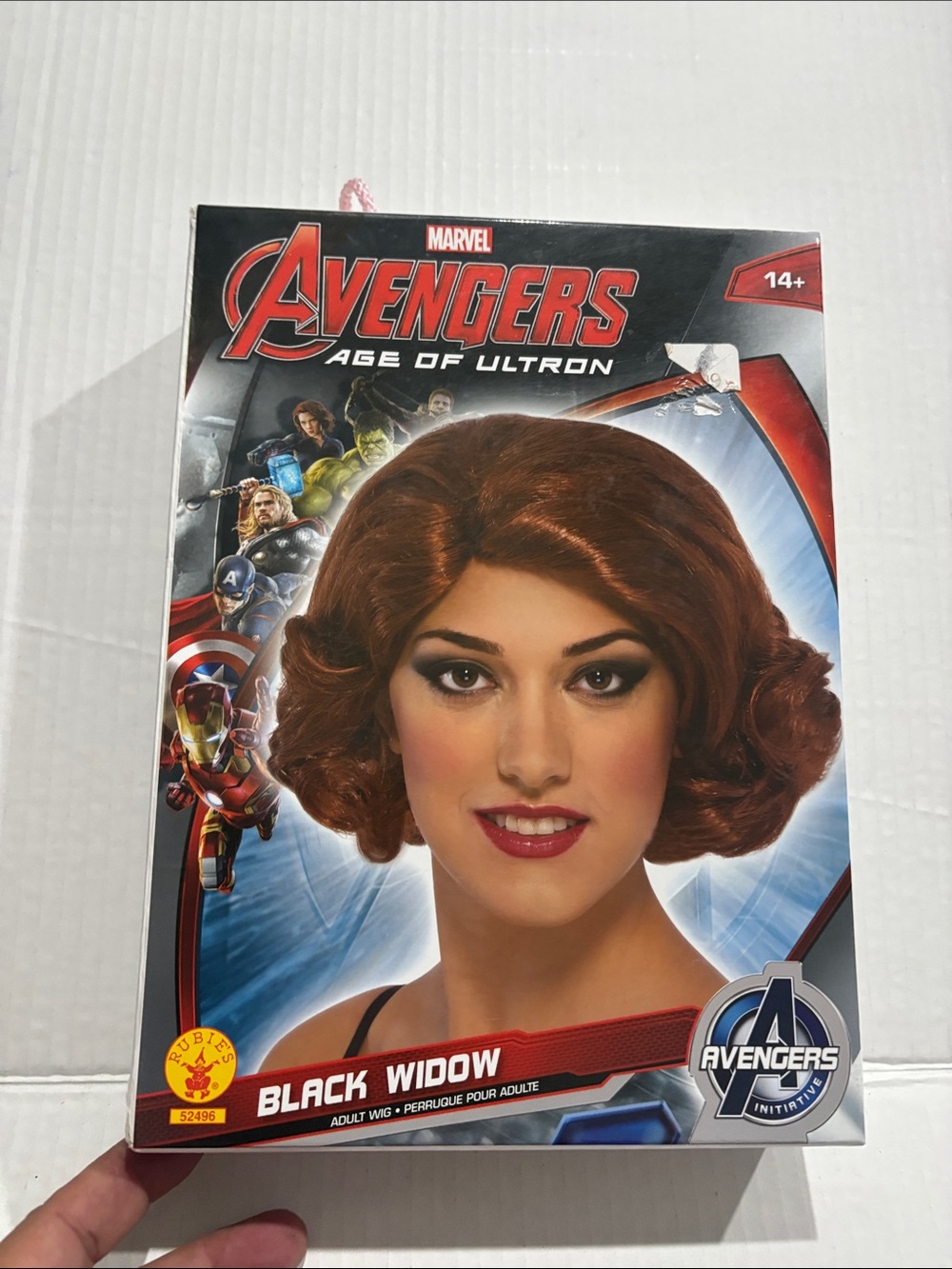 Black Widow Women's Red/Brown Costume Wig Deluxe Quality